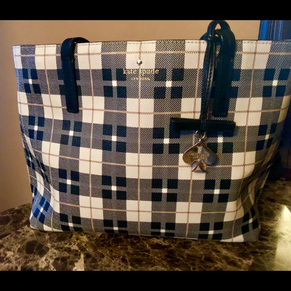 Kate Spade New York Hawthorne Lane Plaid Tote Bag